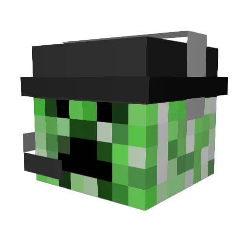 UltimateSemtex Minecraft avatar head, 3D render