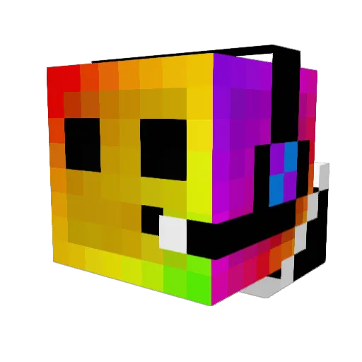 Ultimate_Corn Minecraft avatar head, 3D render