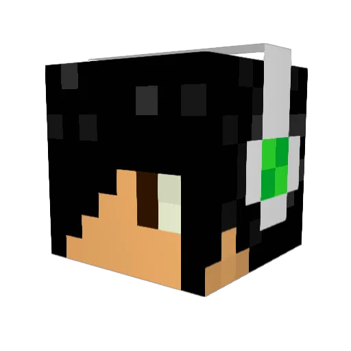 Ultimate_VC Minecraft avatar head, 3D render