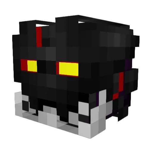 Ultimate_YT Minecraft avatar head, 3D render