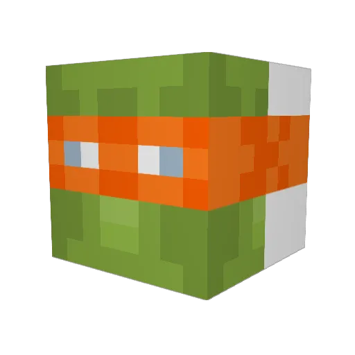 Ultimate_hutser Minecraft avatar head, 3D render
