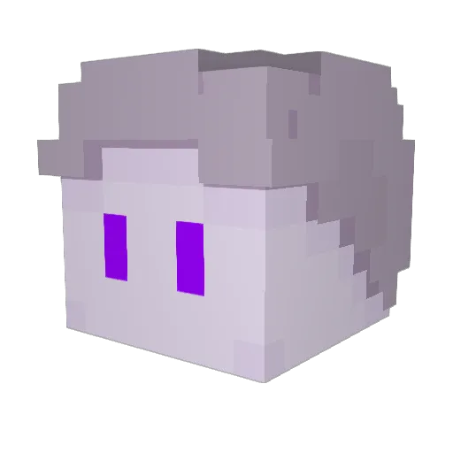 Ultimatetree Minecraft avatar head, 3D render