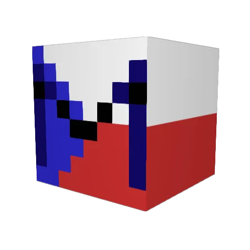 UltimatniMax Minecraft avatar head, 3D render