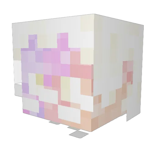 Ultimax02 Minecraft avatar head, 3D render