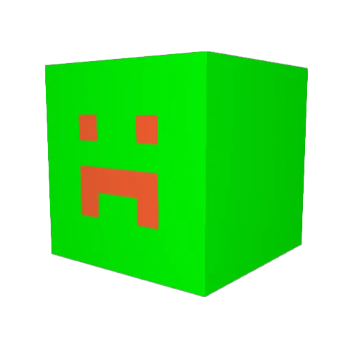 UltimumDeus Minecraft avatar head, 3D render