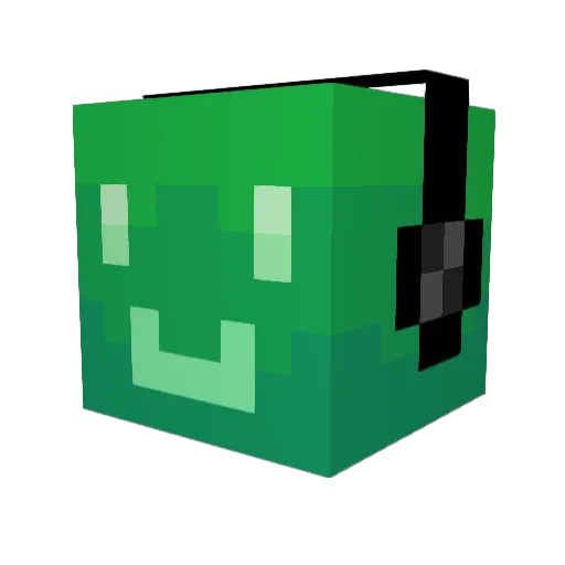 UltraBeany Minecraft avatar head, 3D render