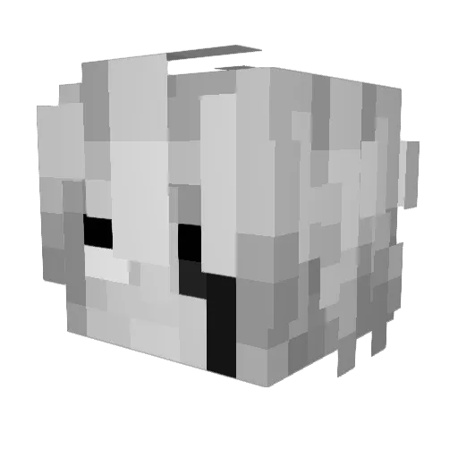 UltraDefiant828 Minecraft avatar head, 3D render