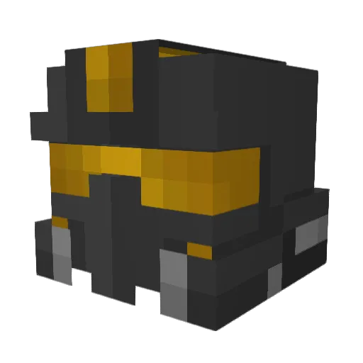 UltraDestroyer01 Minecraft avatar head, 3D render