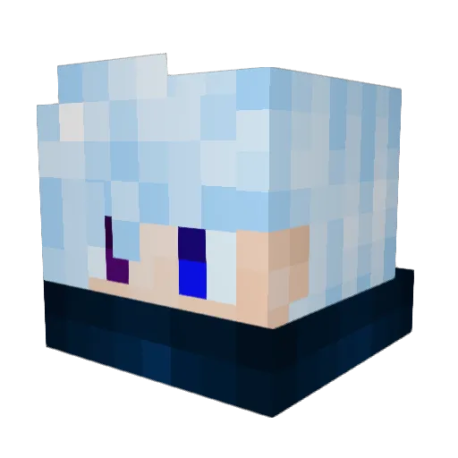 UltraDragonZ Minecraft avatar head, 3D render
