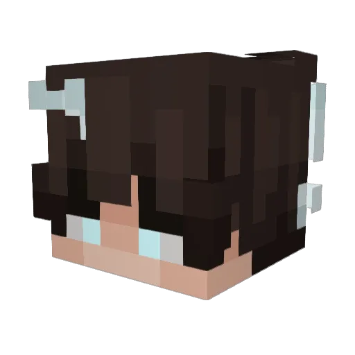 UltraGaiming Minecraft avatar head, 3D render
