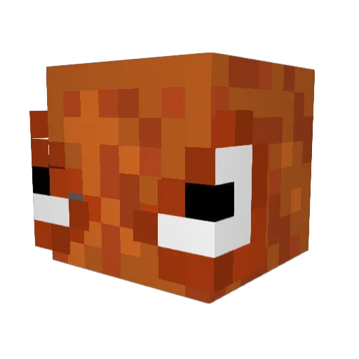 UltraKraken Minecraft avatar head, 3D render