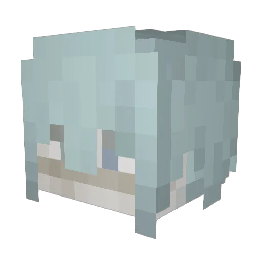 UltraLMS1202 Minecraft avatar head, 3D render