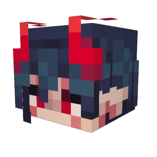 UltraLobster1 Minecraft avatar head, 3D render