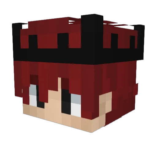 UltraMCPlays Minecraft avatar head, 3D render
