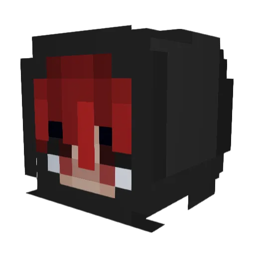 UltraMegalith Minecraft avatar head, 3D render