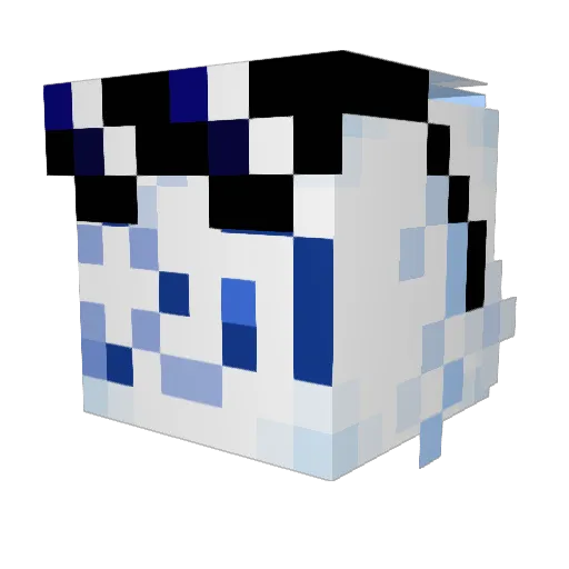 UltraMewtwoY833 Minecraft avatar head, 3D render