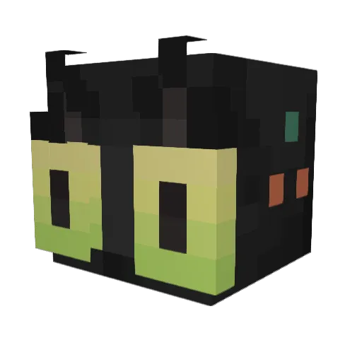 UltraMiller Minecraft avatar head, 3D render