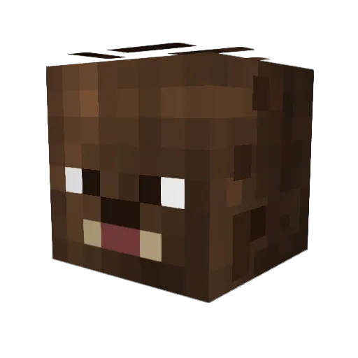 UltraMiner2014 Minecraft avatar head, 3D render