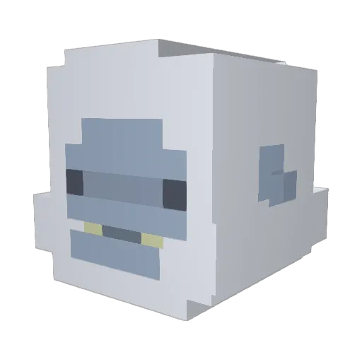 UltraOverLord Minecraft avatar head, 3D render