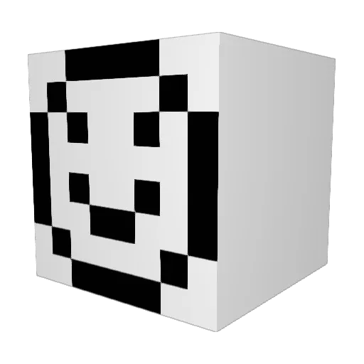 UltraRacconatori Minecraft avatar head, 3D render