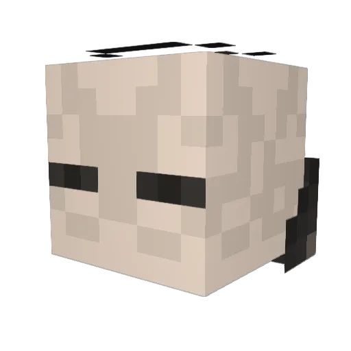 UltraSpeedr Minecraft avatar head, 3D render
