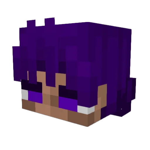 UltraTuner Minecraft avatar head, 3D render
