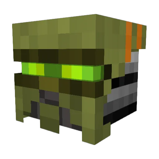 UltraXan64 Minecraft avatar head, 3D render