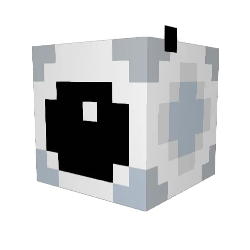 UltraZoner Minecraft avatar head, 3D render
