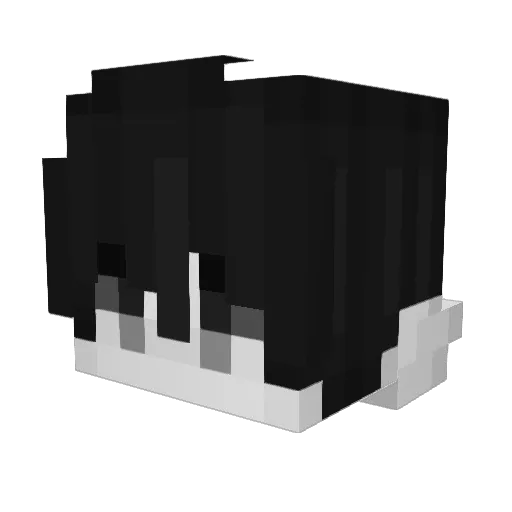 Ultra_102 Minecraft avatar head, 3D render
