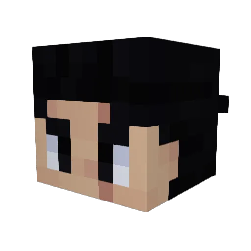 Ultra_AP Minecraft avatar head, 3D render