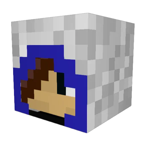 Ultra_Tapir Minecraft avatar head, 3D render