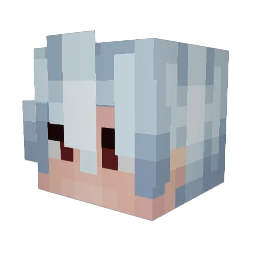 Ultra_salamander Minecraft avatar head, 3D render