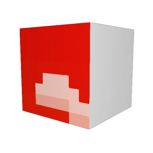 UltracraZZ Minecraft avatar head, 3D render