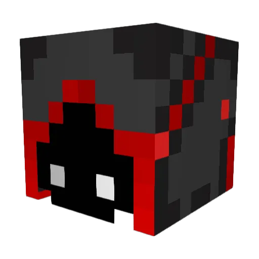 Ultradude Minecraft avatar head, 3D render