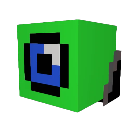 Ultrakangaroo Minecraft avatar head, 3D render