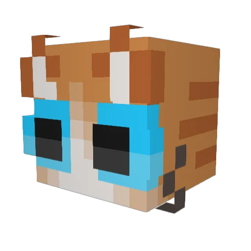 Ultrakiller420 Minecraft avatar head, 3D render