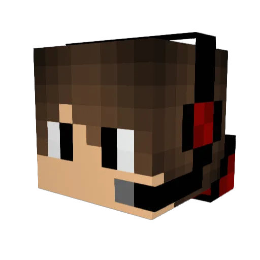 Ultralegend2756 Minecraft avatar head, 3D render
