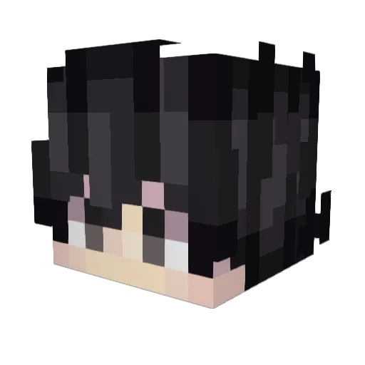 Ultrama02 Minecraft avatar head, 3D render