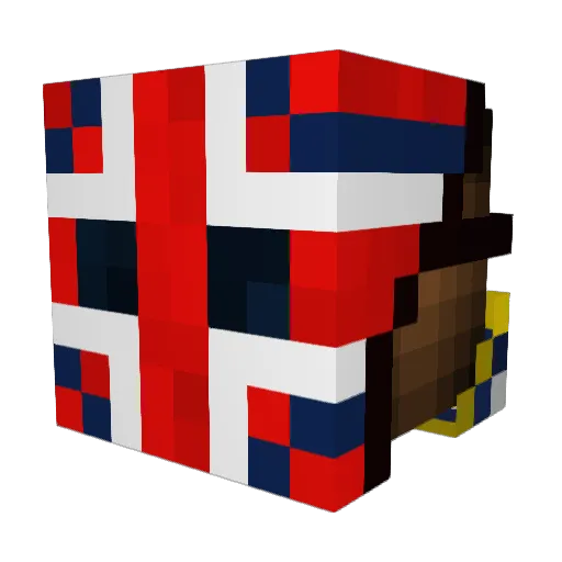 Ultramarine42 Minecraft avatar head, 3D render
