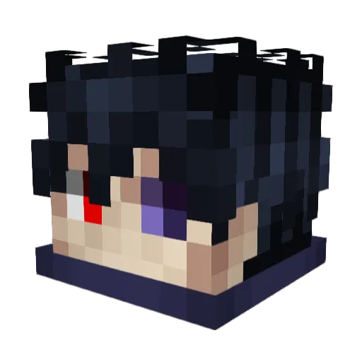 UltrasMC Minecraft avatar head, 3D render
