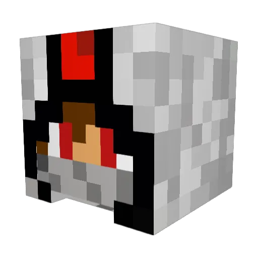 Ultraslayer123 Minecraft avatar head, 3D render