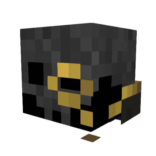 Ultravolcano Minecraft avatar head, 3D render