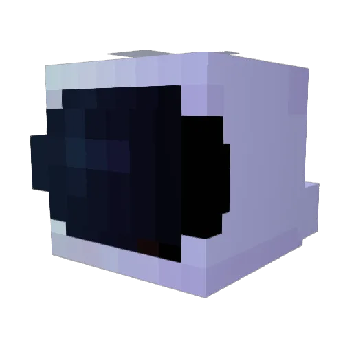 Ultrawman Minecraft avatar head, 3D render