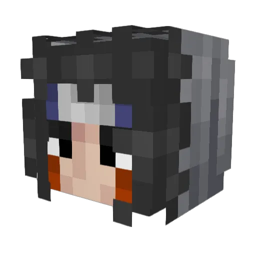 Ultrax01 Minecraft avatar head, 3D render