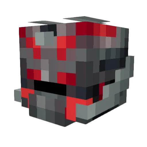 UltronEnjoyer Minecraft avatar head, 3D render