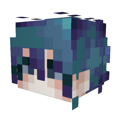 UltronMC07 Minecraft avatar head, 3D render