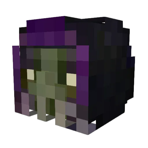 Ultronoo Minecraft avatar head, 3D render