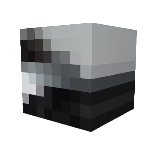 Ultryxd Minecraft avatar head, 3D render