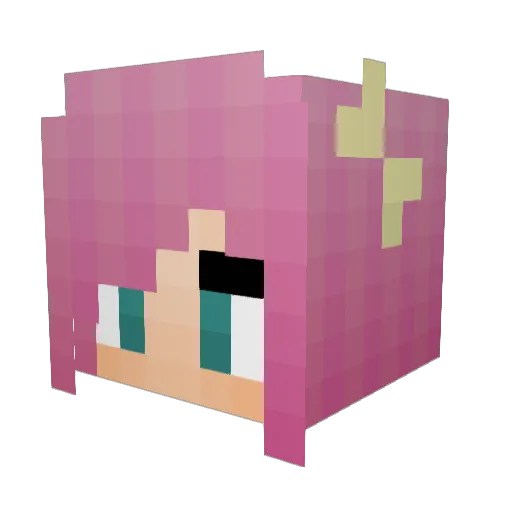 Uluhuru Minecraft avatar head, 3D render