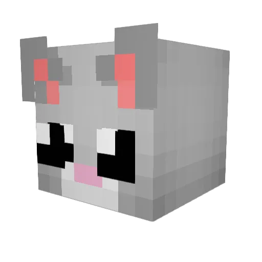 Ulysses9 Minecraft avatar head, 3D render